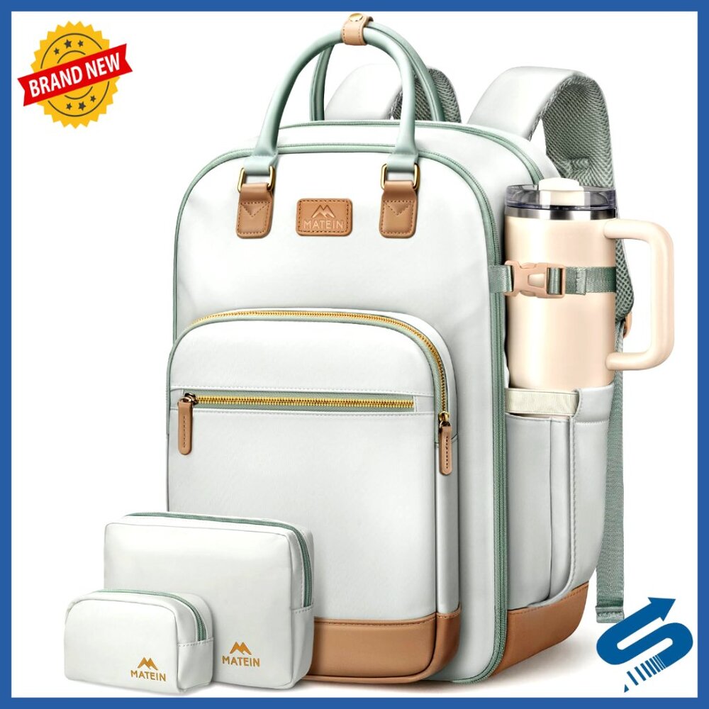 Underseat Travel Backpack With Laptop Sleeve, Usb Port, Shoe Compartment